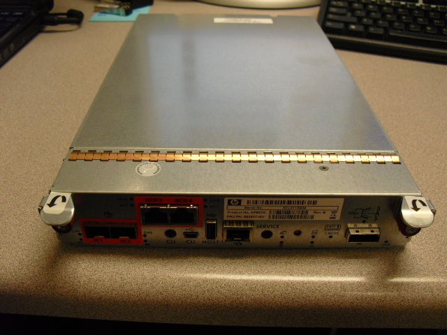 AJ798A 490092-001 HP MSA2300fc MODULAR SMART ARRAY CONTROLLER HPE RENEW PULL****
