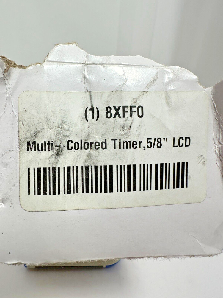 Traceable Multi-Colored Timer Grainger 8XFF0 5/8" LCD Display