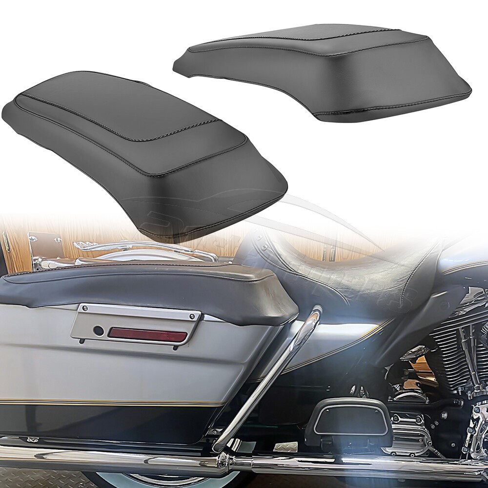 Waterproof Hard Saddlebag Lid Bra Covers Fit 93-13 Harley Touring FLT Road King