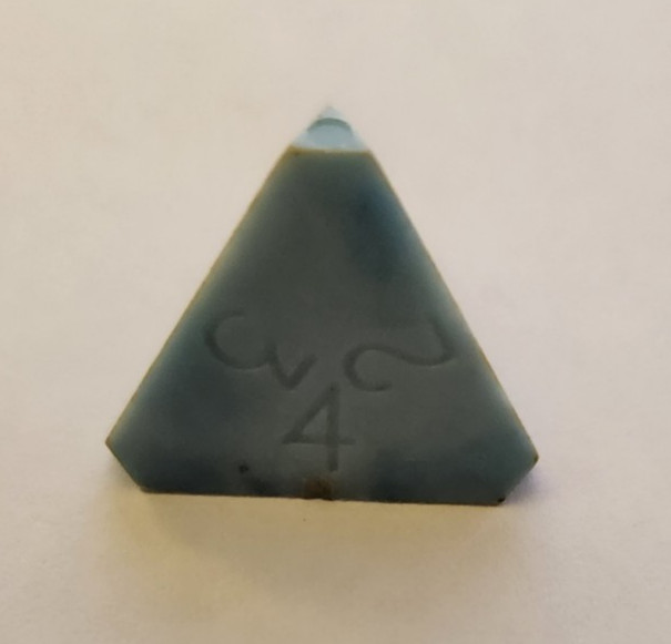 Blue D4 Gamescience vintage RPG Dungeons Dragons D&D Pathfinder dice