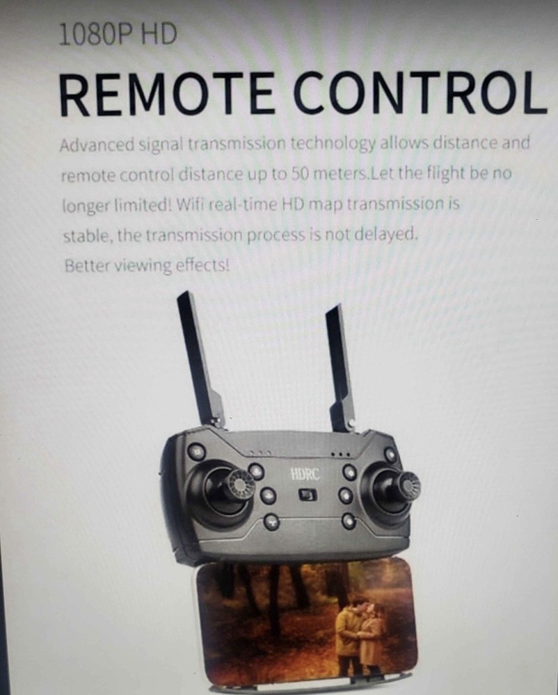 HDRC Foldable RC Quadcopter Drone 1080P Camera Remote Headless Mode