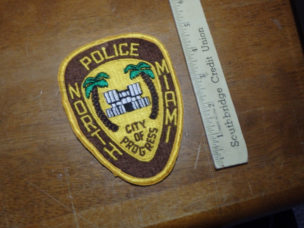 NORTH MIAMI  BEACH FLORIDA VEST OBSOLETE PATCH BX AAA #9