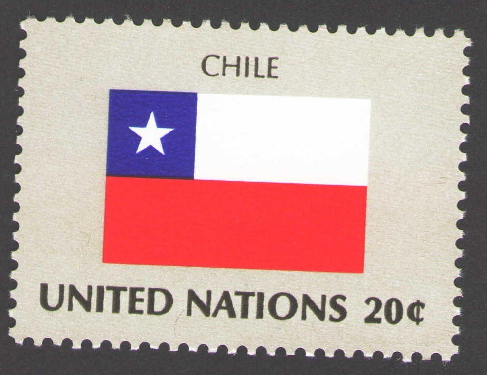 UN. 436. 20c. Flag of Chile.  Mint. NH. 1984