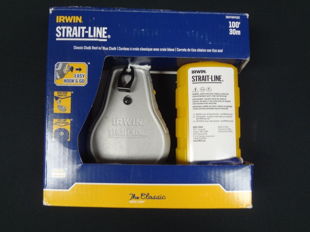 Irwin Strait-Line Chalk Line & Reel - new