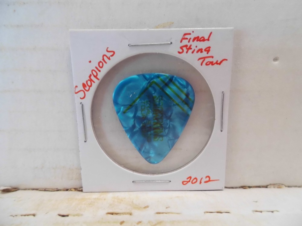 SCORPIONS "FINAL STING" GUITAR PICK~#34~2
