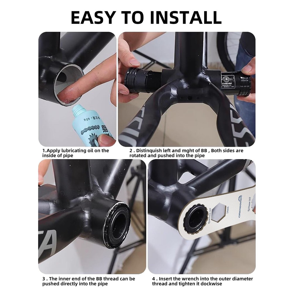 groword Multi -function Bottom Bracket Wrench，Suitable for BB wrench in 39...