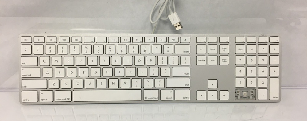 Apple A1243 Wired USB Keyboard Fully Functional #14 AS-IS