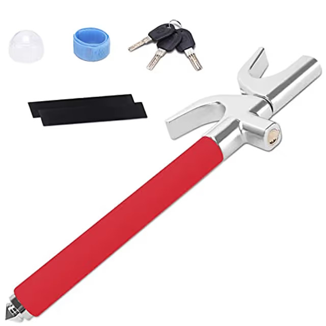 Turnart Steering Wheel Lock Universal Car Lock Anti-Theft Device Retractable Ste
