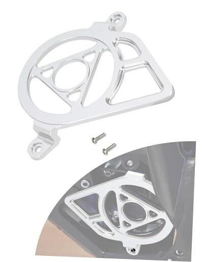Engine Case Saver for Talaria Sting,Engine Cover Protector Pulley Guard Silver
