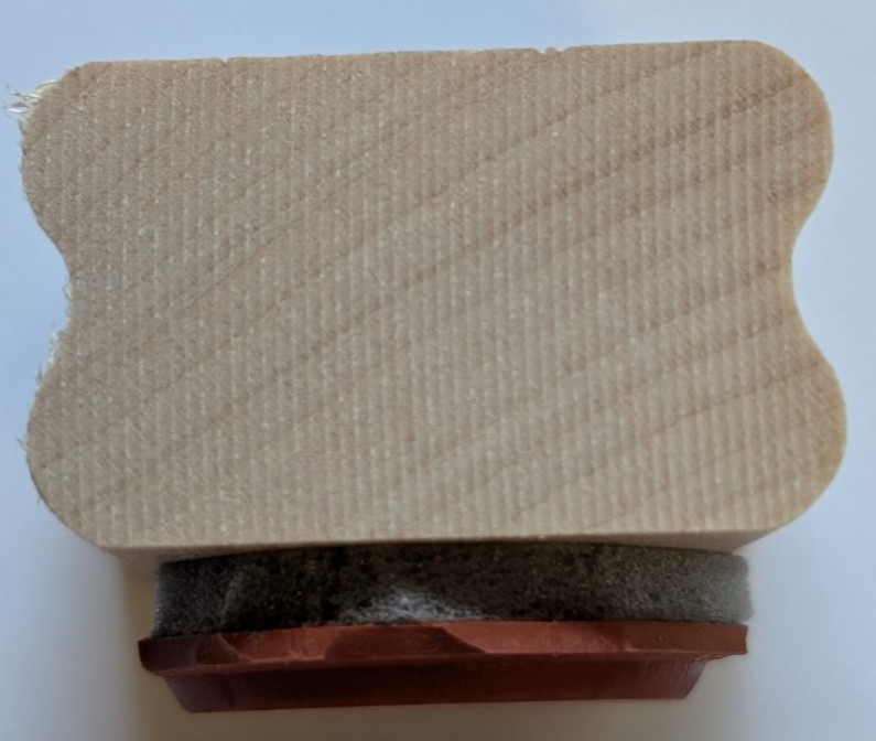 Wood/Rubber Stamp "Beach Ball"