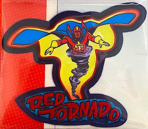 RED TORNADO PATCH ~ Willabee & Ward ~ DC COMICS PATCH COLLECTION ~ Patch Only