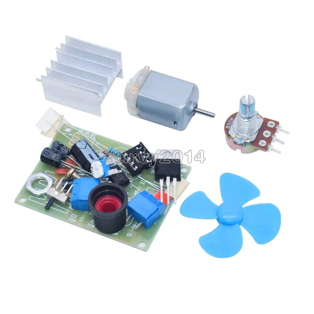 NE555 Motor Speed Regulator Kit Teaching Electronic Technology Assembly Training