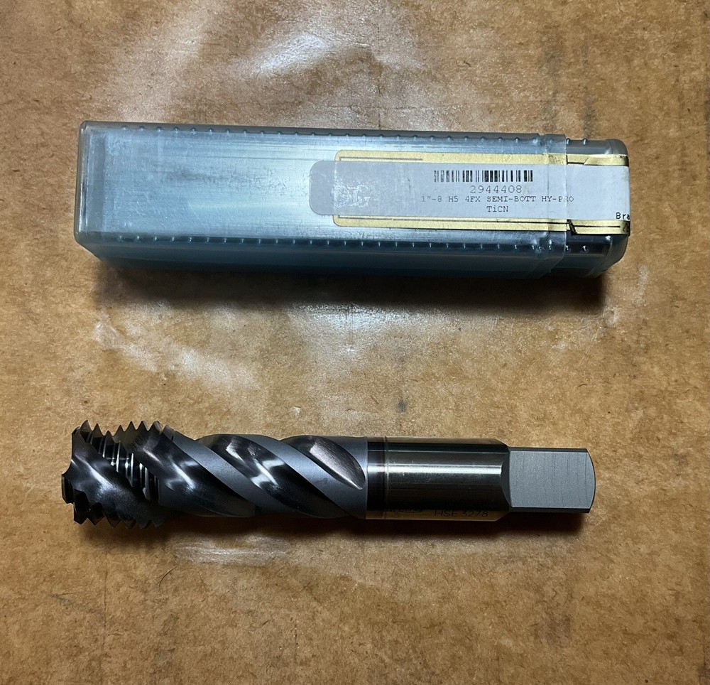 OSG Spiral Flute Tap: 1"-8 Thread Size,