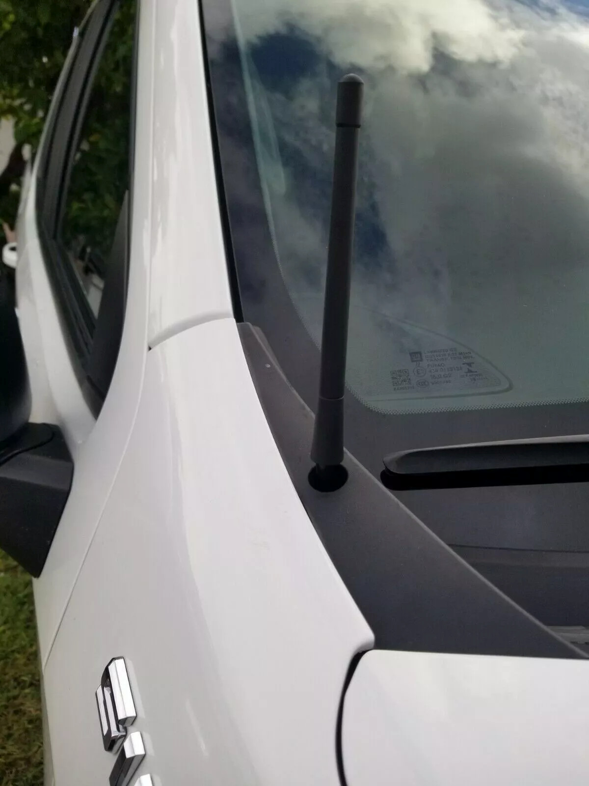 7" Short Black Rubber Antenna Mast Radio AM/FM for Chevrolet Silverado 2006-2025