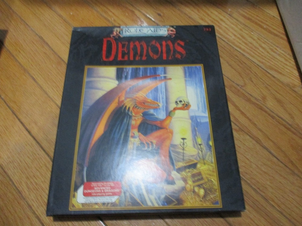AD&D D&D Role Aids Demons box set