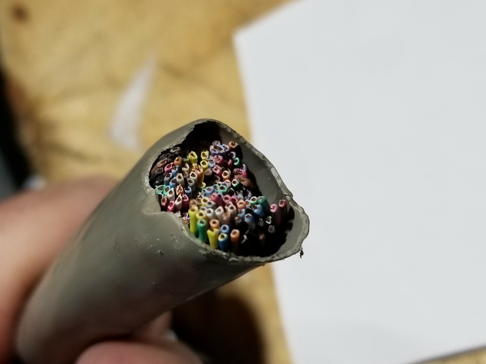 Belden Mohawk M56128 24/100P CAT3 Backbone Telecom Cable Plenum CMP Gray /10ft