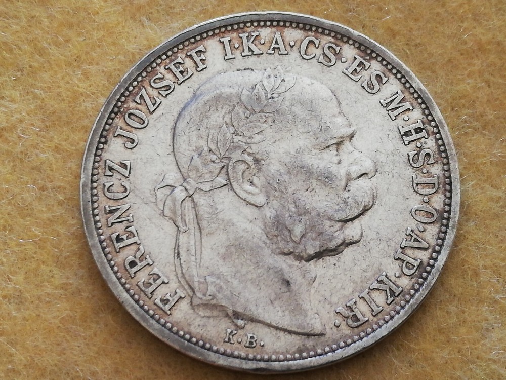 Ungheria. Francesco Giuseppe I 5 Korone 1908 KB.
