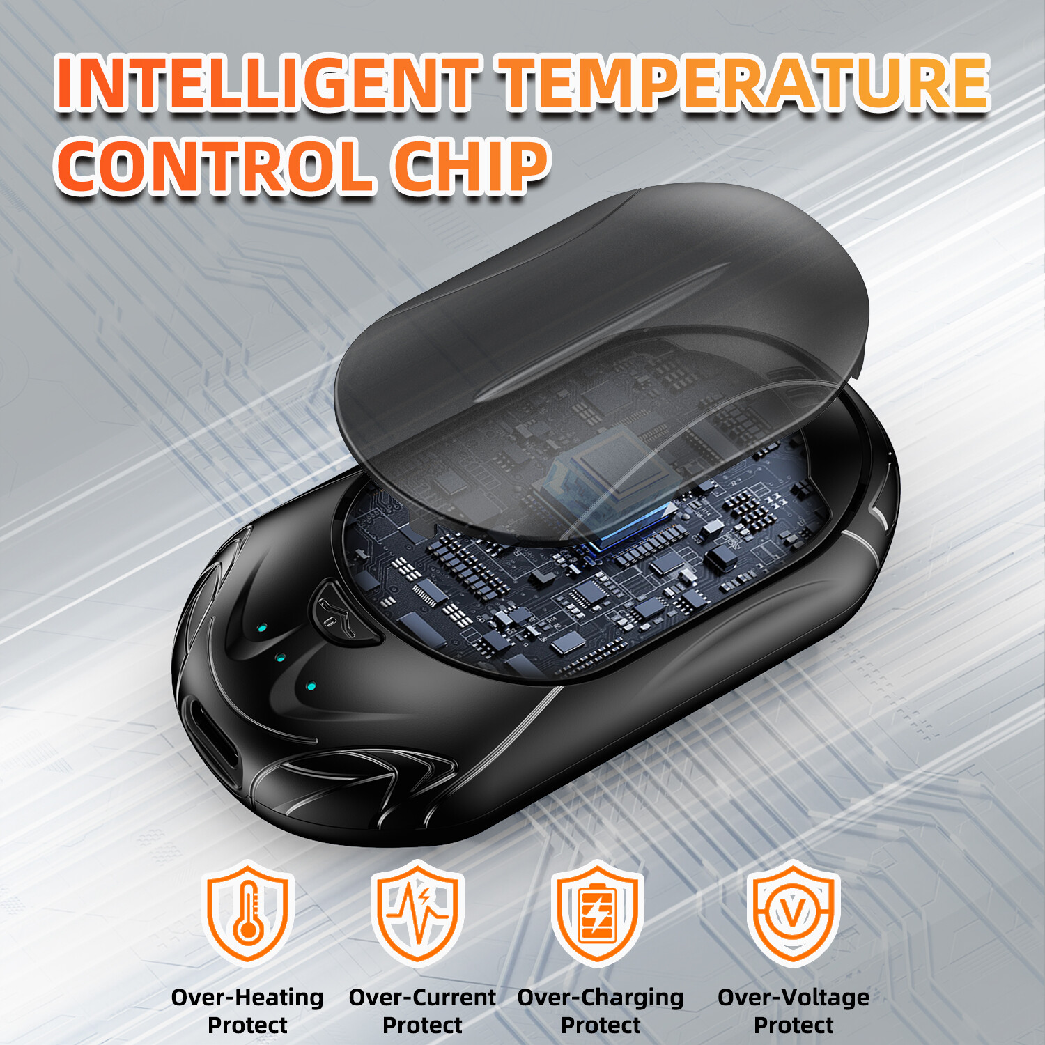 Hand Warmers Rechargeable 2 Pack, 3 Heat Levels (95–131°F) Best Gift