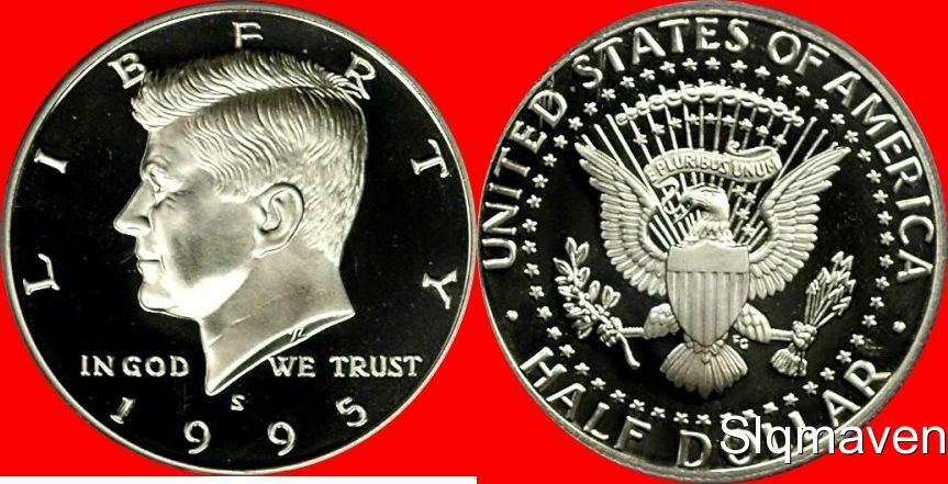 1995 S Clad Kennedy Half Dollar Deep Cameo Gem Proof