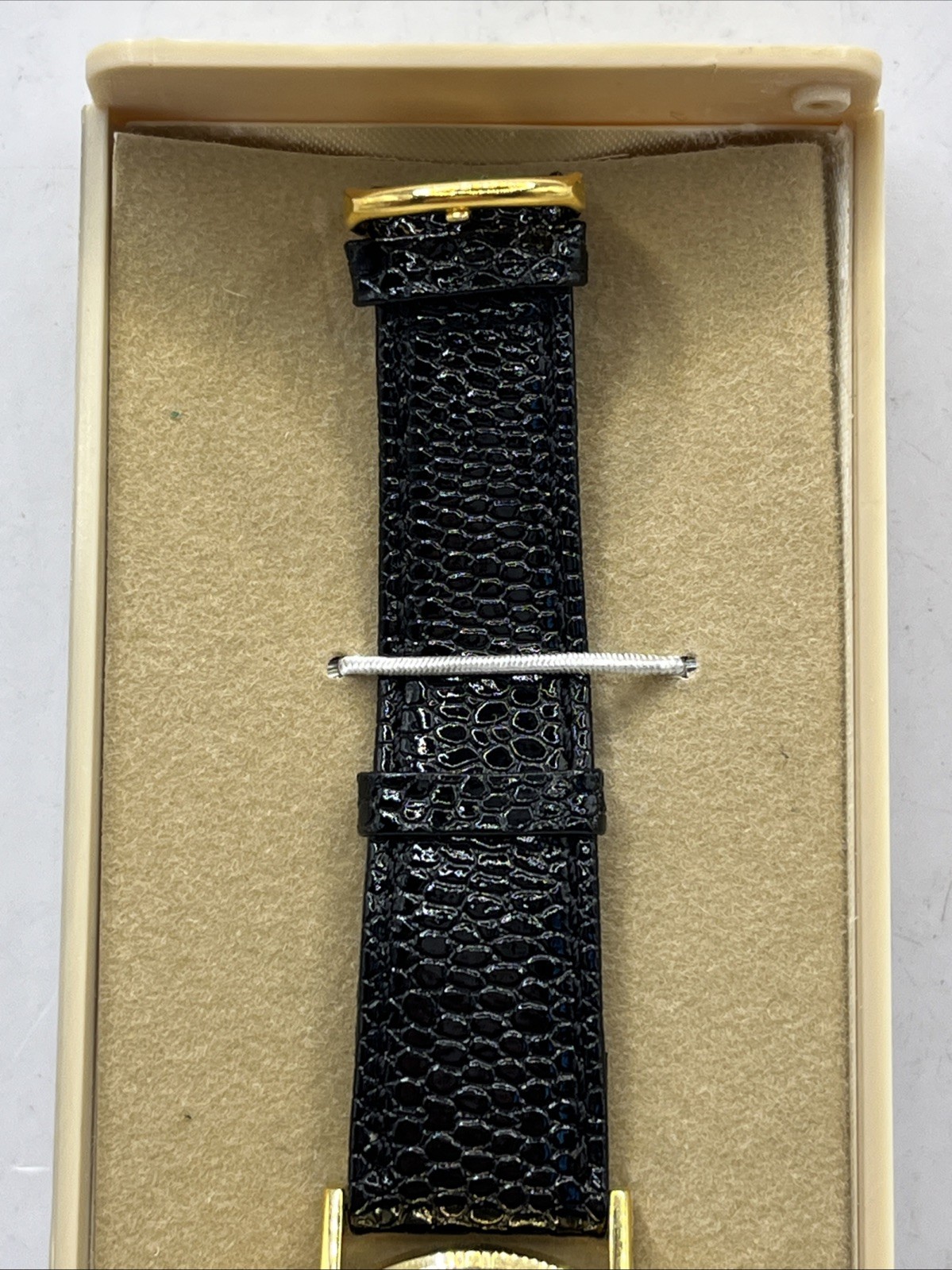 Vintage El Cortez Las Vegas Men’s Quartz Watch Leather Strap