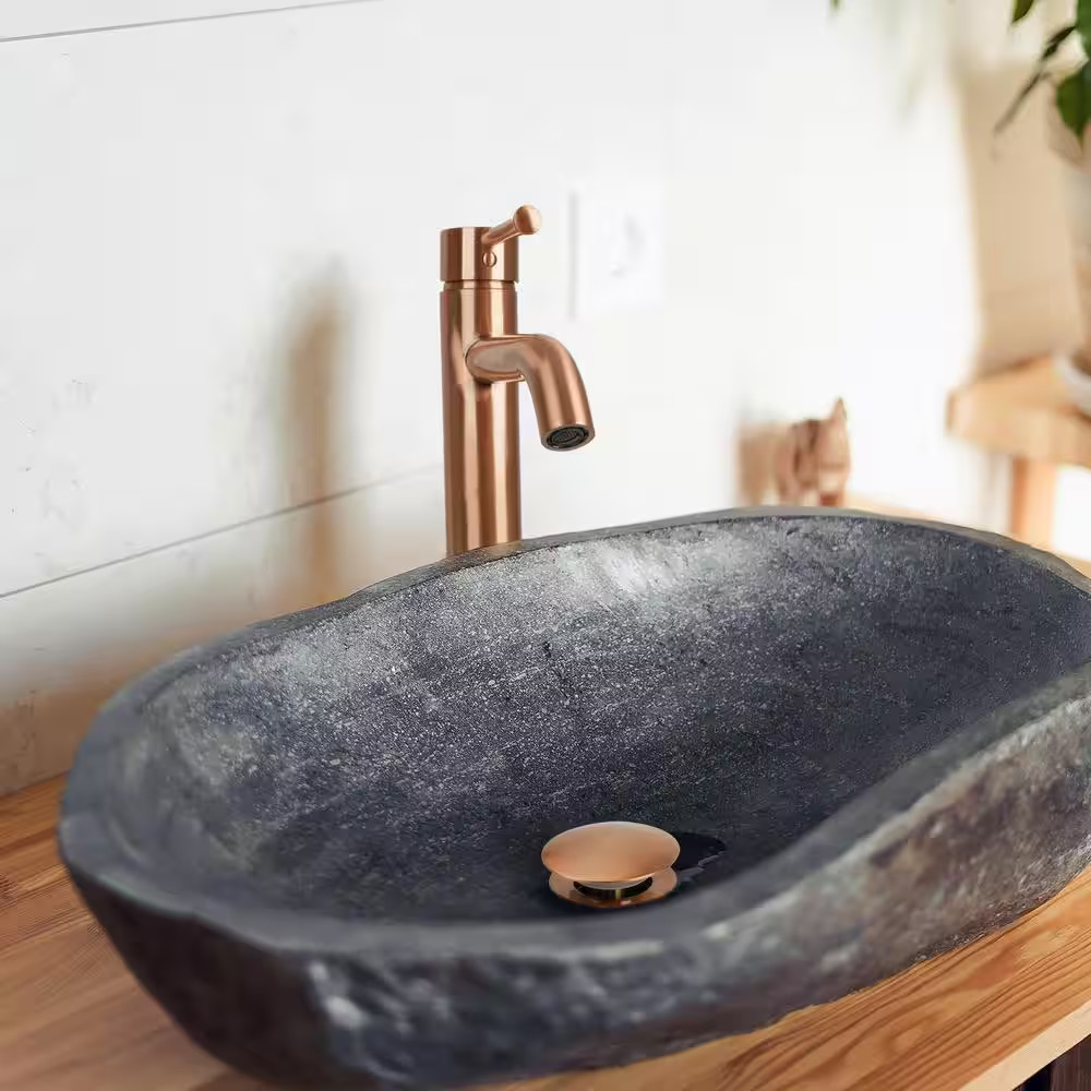 Pop-Up Bathroom Sink Drain without Overflow