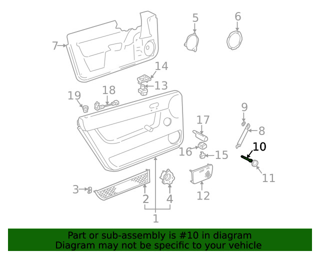 Genuine Audi Pull Handle Bolt N-909-152-01