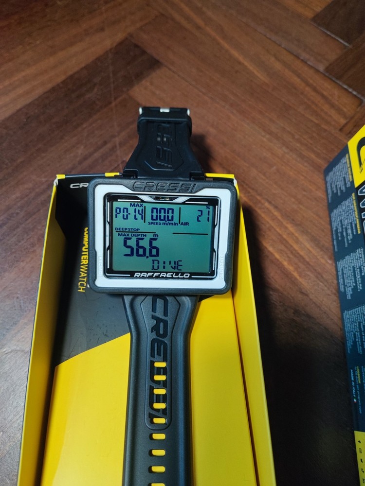 CRESSI Raphael - Unisex Diving Computer with Large Rectangular Screen...