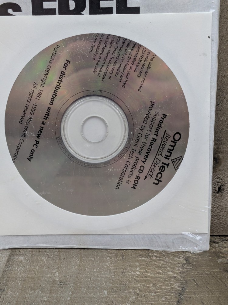 MICROSOFT WINDOWS 98 SECOND EDITION MS WIN 98 NEW For Omni Tech