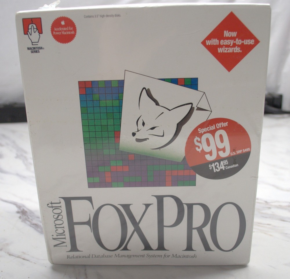 FoxPro 2.60 for Macintosh Computers NIB