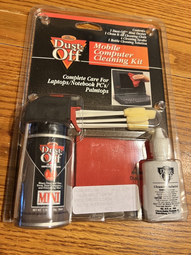 Dust Off Mobile Computer Cleaning Kit Falcon NOS