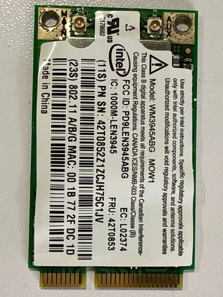 Intel WM3945ABG