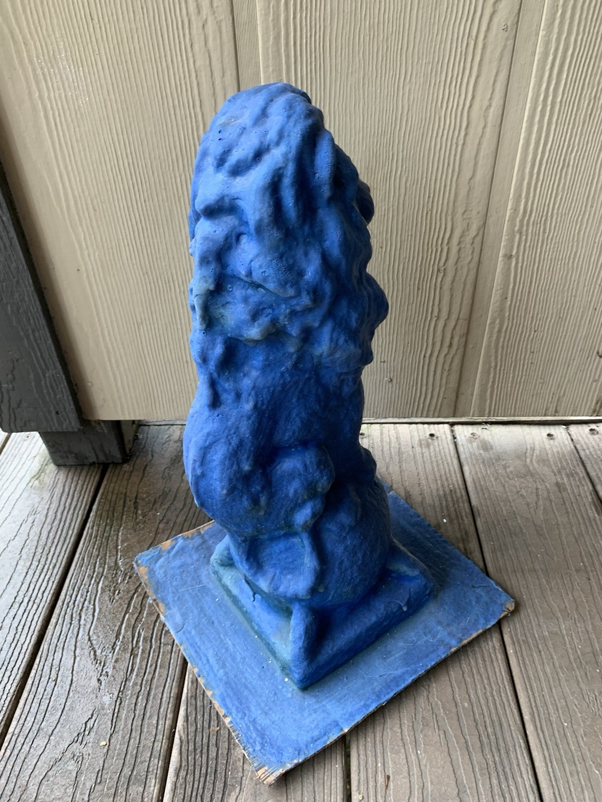 LATEX RUBBER MOLD Lion Sitting On A Ball YKM-L5055 H. 18”