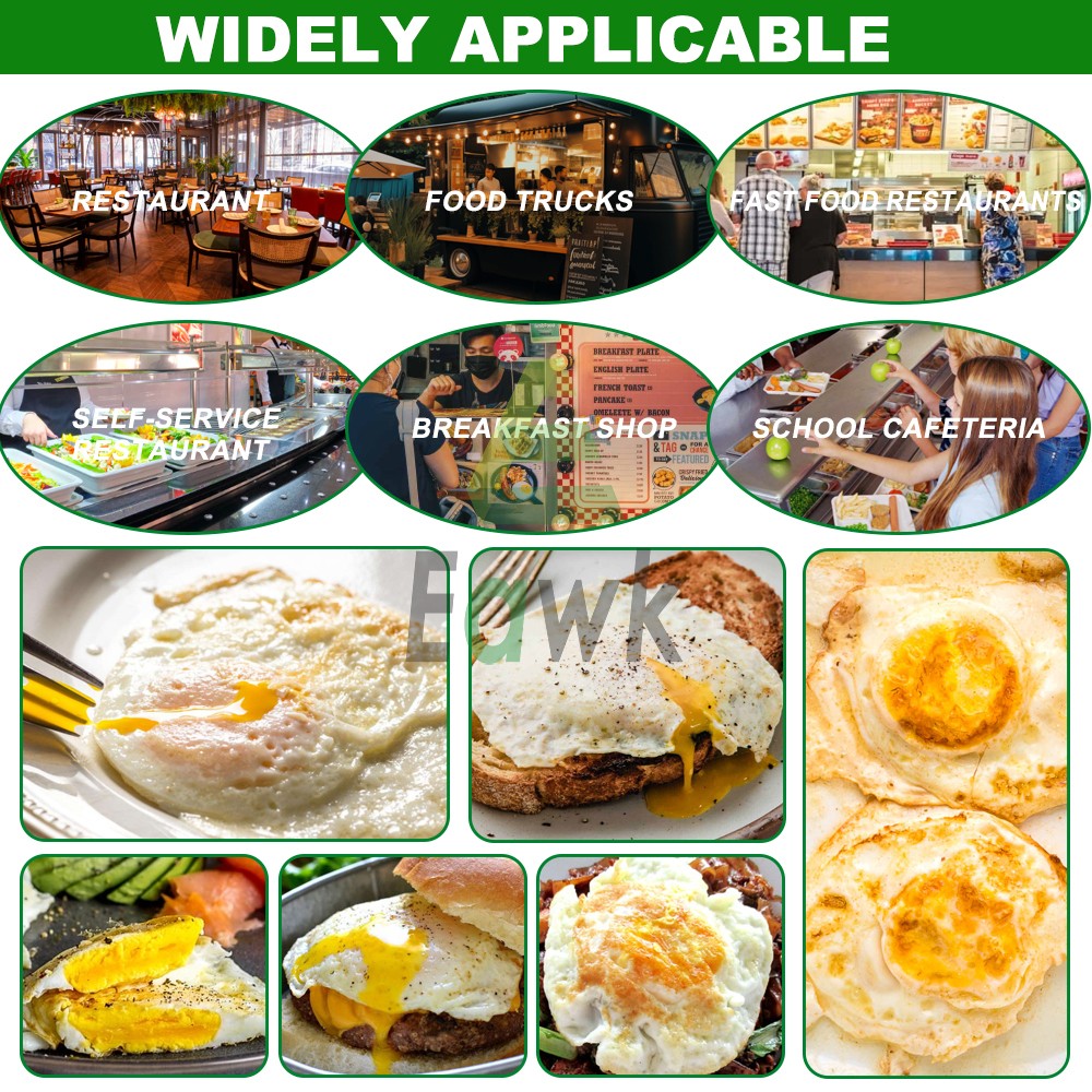 Automatic Fried Egg Maker Commercial Soft Boiled Egg Frying Machine Non-Stick