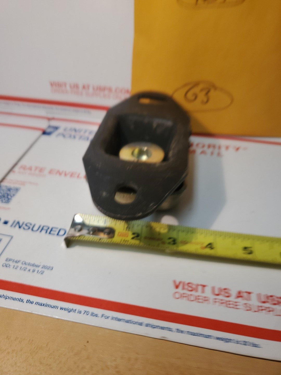 VOLVO PENTA TMD 22 ENGINE ISOLATER/ MOUNT #858161/846765 5321338-001 NEW, G2