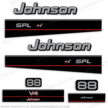Fits Johnson 1995 1996 1997 88hp Decal Kit