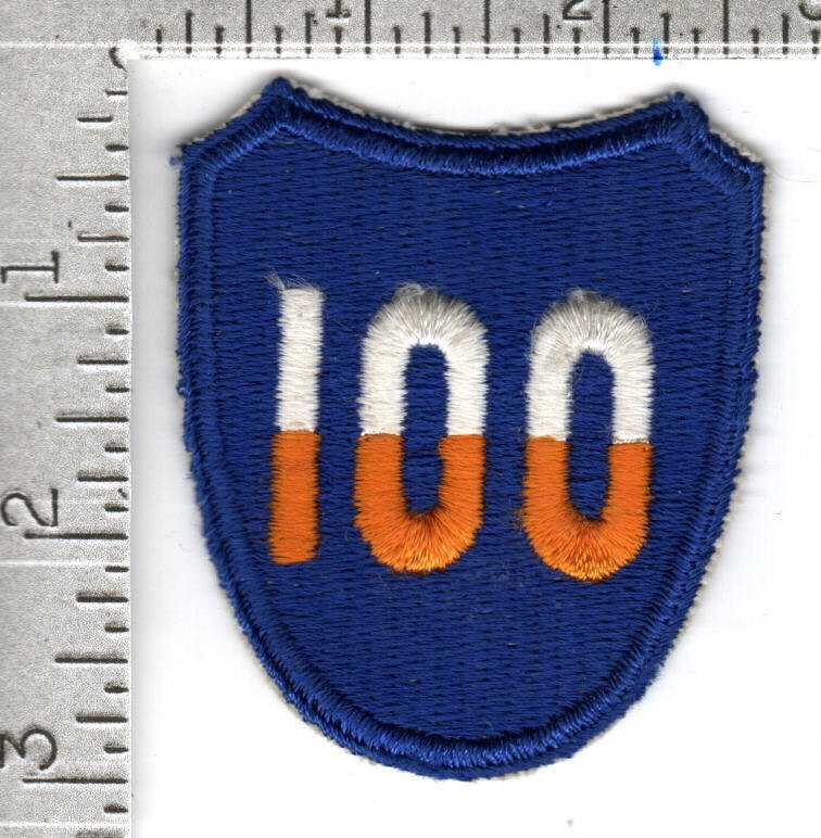 Original U.S. Army patch (circa 1940s) - 100th Infantry Division