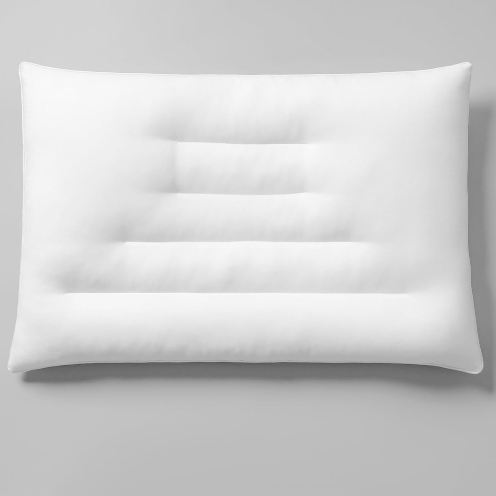 Flat Thin Pillows for Sleeping - Queen Size 1 Pack Slim Bed Pillows for Side ...
