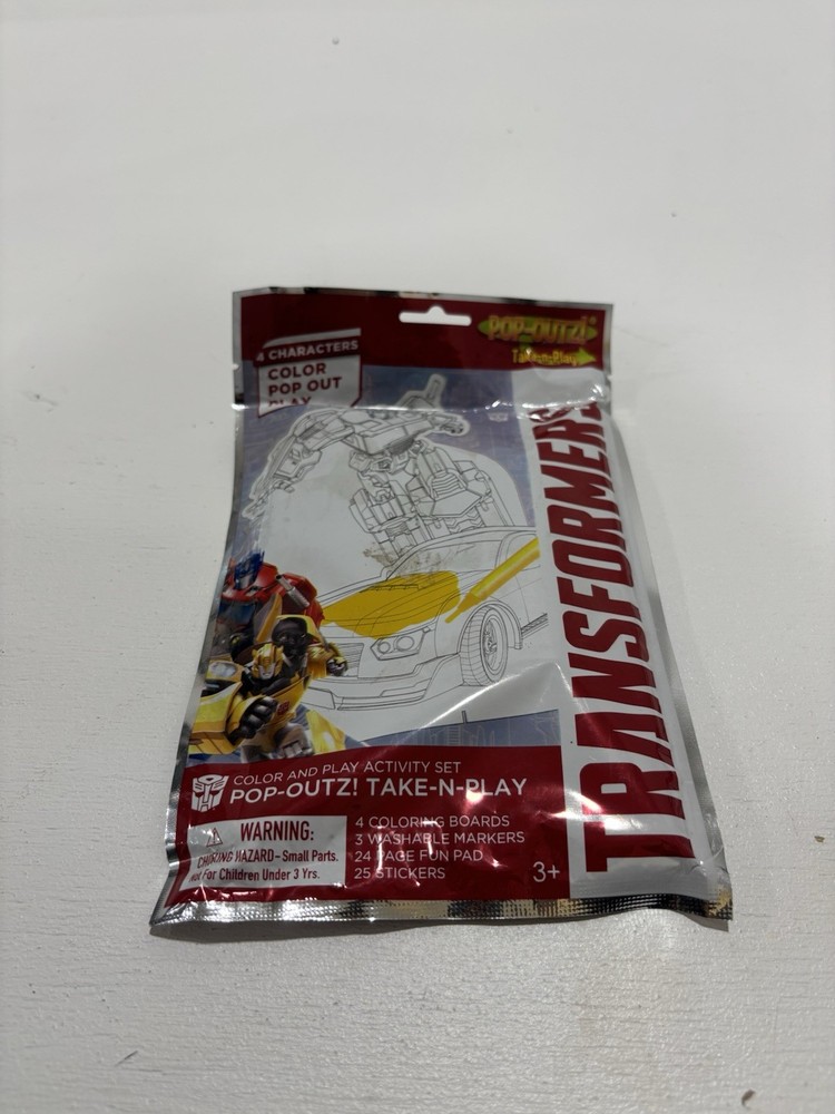 Transformers Pop-outz ! (New In Package)