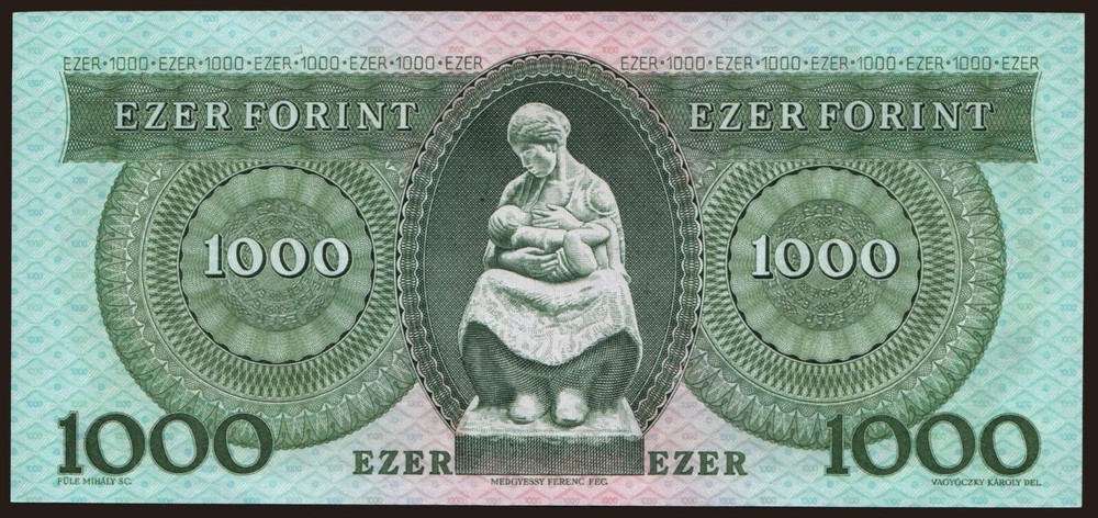 Hungary - 1993 - 1000 Forint - "UNC" #CO7418