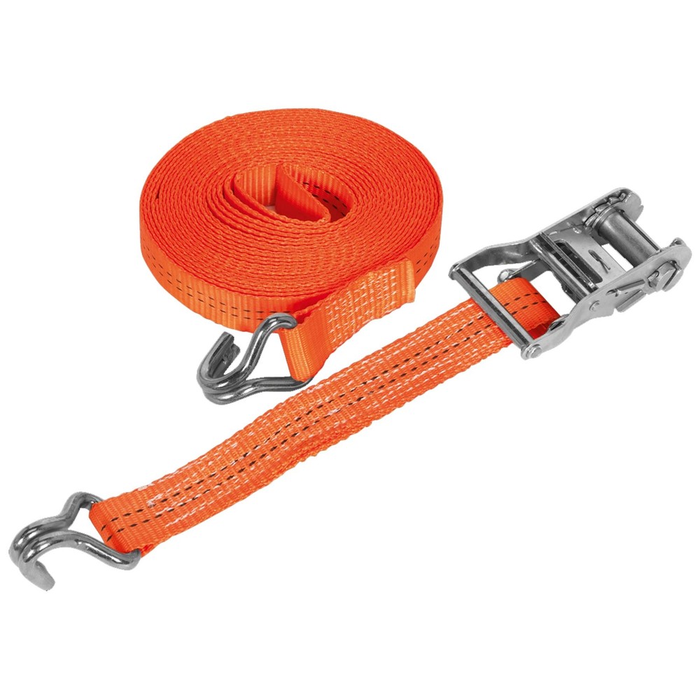 Sealey Ratchet Tie Down 35mm x 10m Polyester Webbing 2000kg Breaking Strength