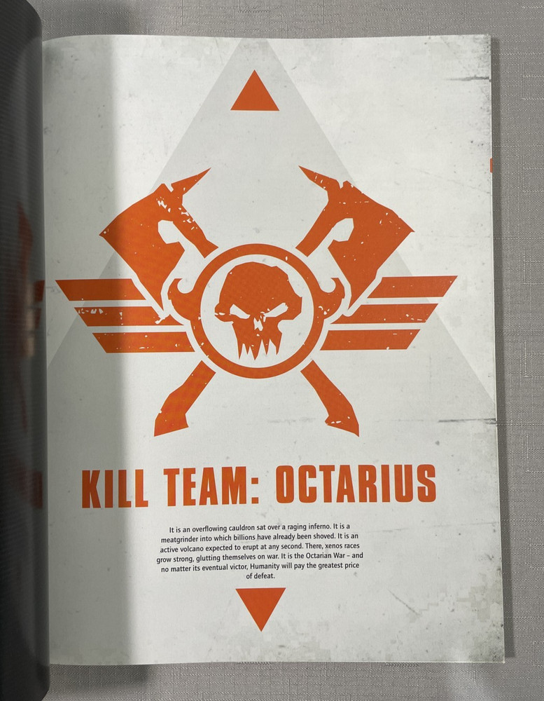 Warhammer 40K Kill Team: Octarius Core Rulebook & Lore Games Workshop Book