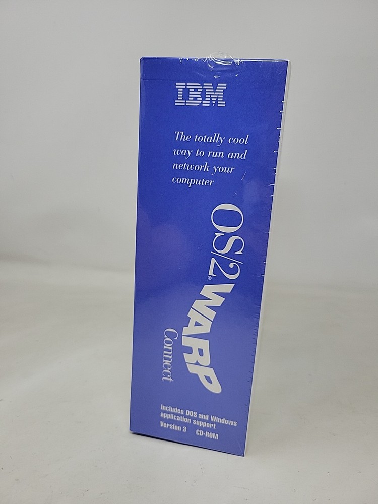 *NEW SEALED* IBM OS/2 Warp Connect Version 3 CD-Rom Vintage Computer Software