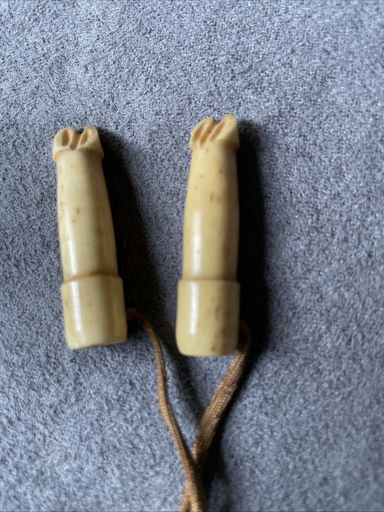 REDUCED! Antique Victorian Knitting Needle Guards