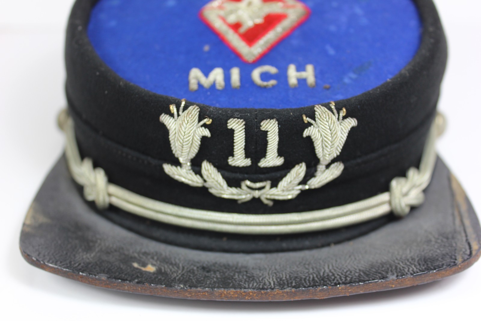 Authentic Civil War Veterans Union Kepi Cap 11th Michigan Knights of Pythias