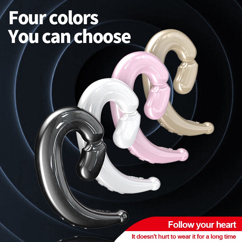 M520 Bone Conduction Headset Wireless Hands-free Earbud Headset With Microphone