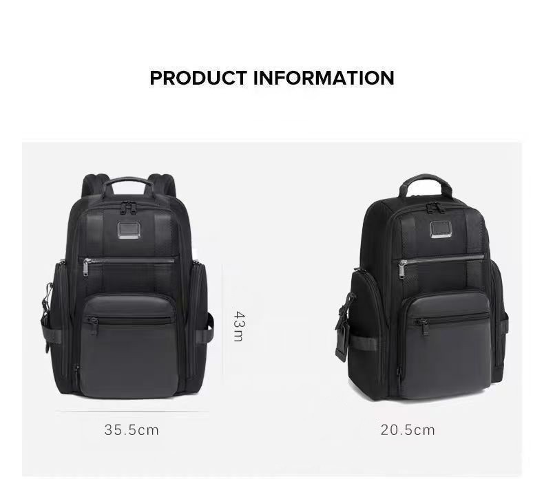 TUMI ALPHA BRAVO Shepherd Deluxe Brief Pack Black Backpack Outletsn 232389