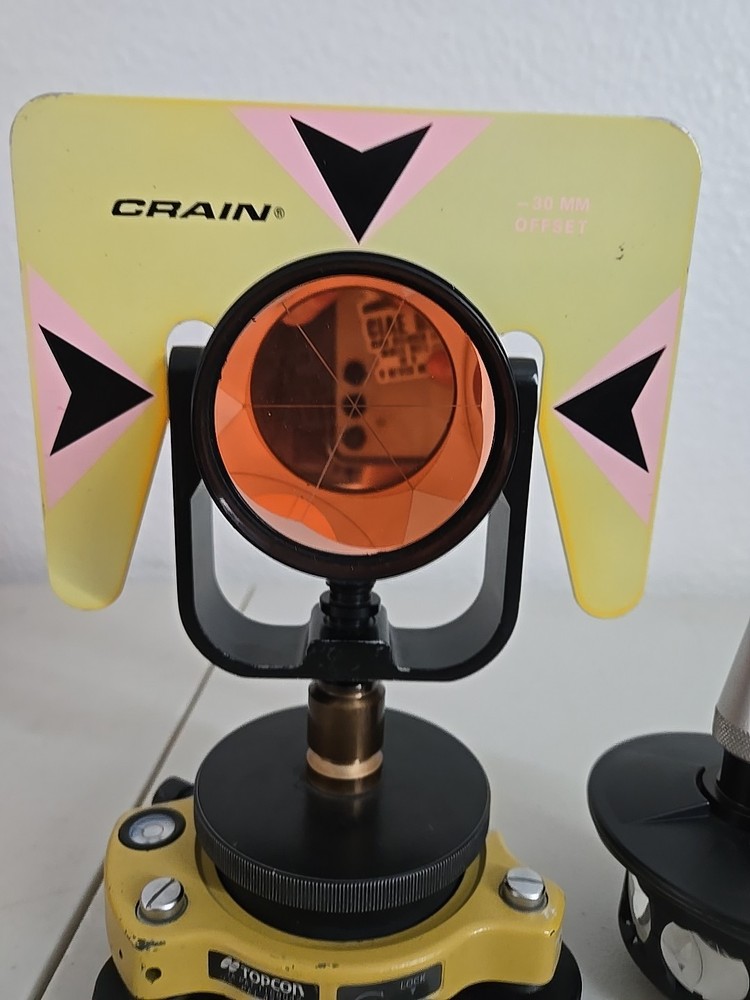 Single Prisma -30mm Offset TOPCON, CRAIN And Case