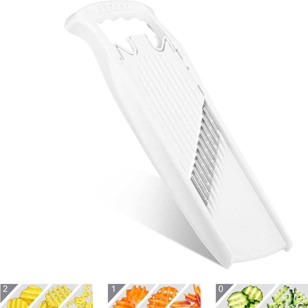 BORNER Wave waffle PowerLine | Vetable Grater  - Quality Made in