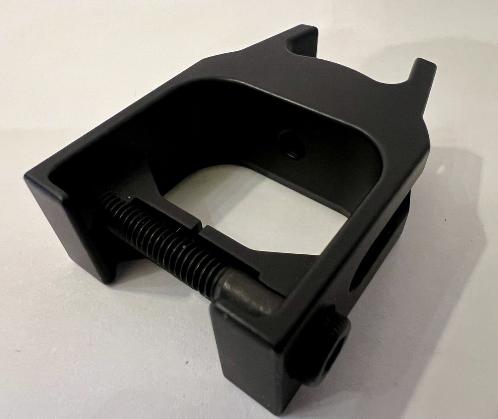 Fixed Front Backup Sight Post, Aluminum, Black