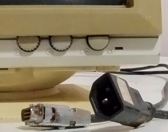 VINTAGE Monochrome Monitor with Swivel! WORKS! Bright! READ!